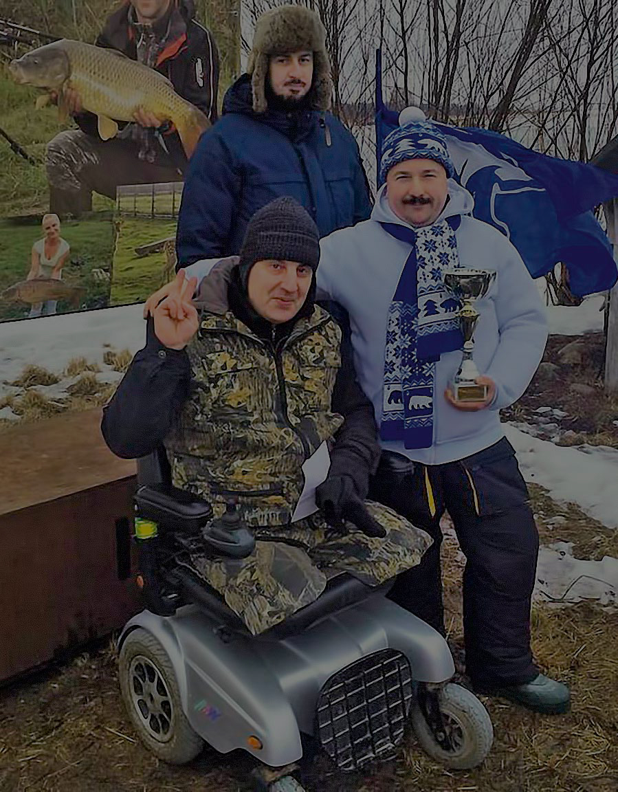 Паралимпийцы с удочкой